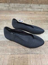 Skechers Cleo 2.0 Dazzling Daze Flat Women's 9M Black Rhinestones Stretch