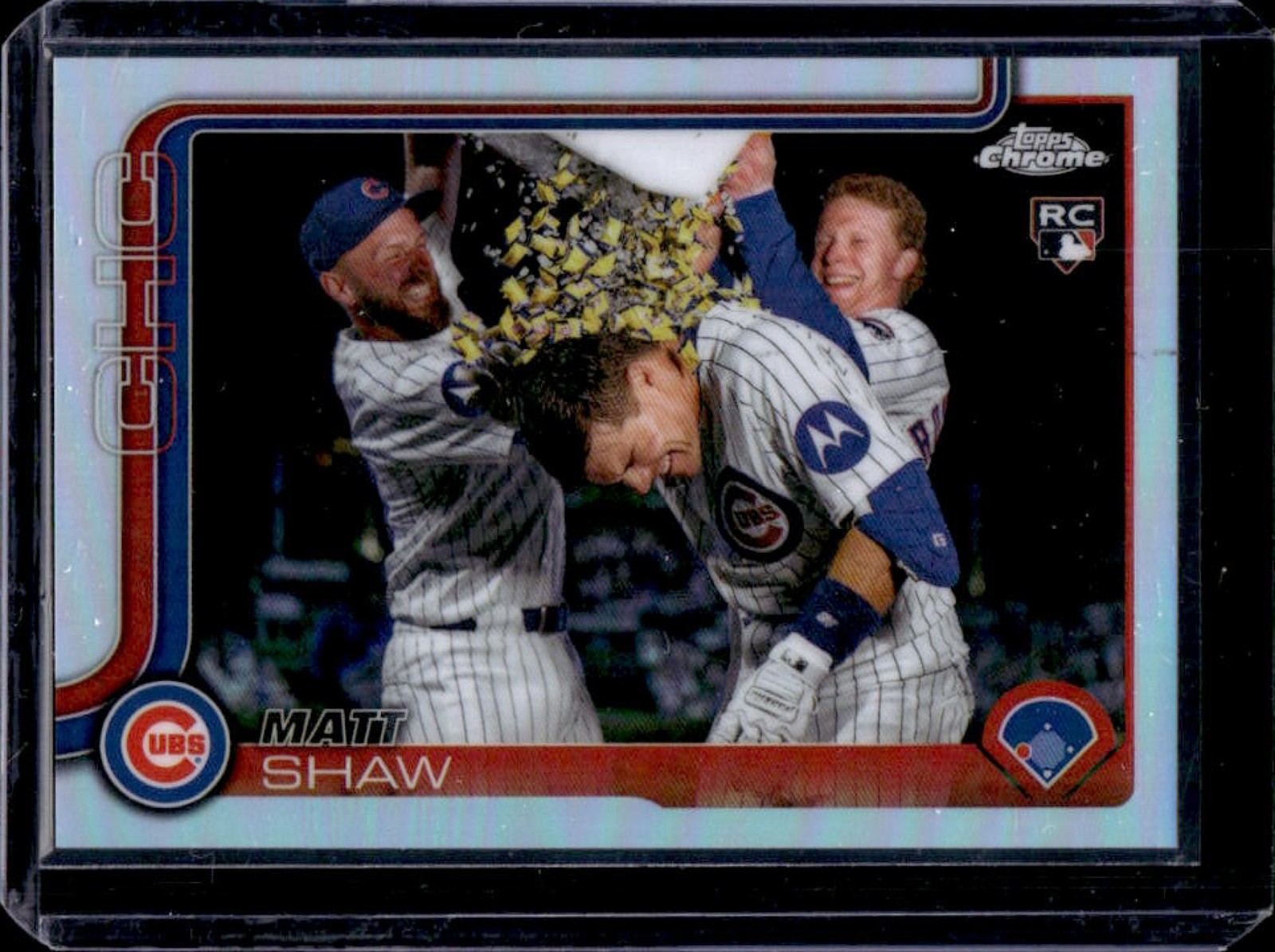 2025 Topps Chrome Update Matt Shaw Variation RC SSP #USC196 Cubs