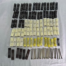 Vintage Goody Wire Mesh Brush Hair Rollers Lot 71 Curlers 24 Long Bobby Pins