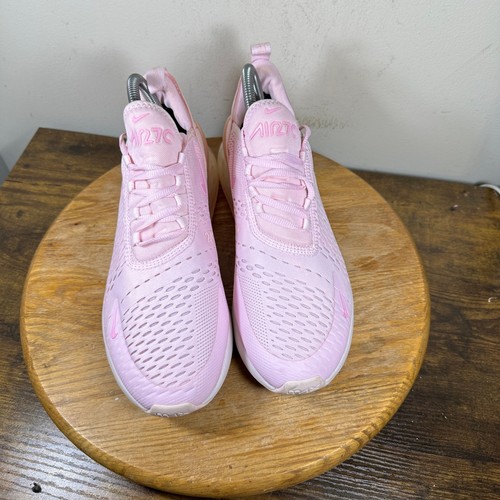 Nike Air Max 270 rosa bianco scarpe da ginnastica donna sneakers AH6789-605 taglia 10,5 - Foto 7 di 8