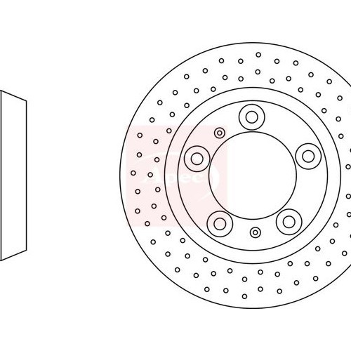 For PORSCHE 718 BOXSTER 982 2016 on BRAKE DISC (REAR) (SINGLE) DSK2689