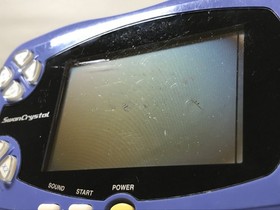 Wonder Swan Crystal Blue Violet Console Japan - With Defects LG8051