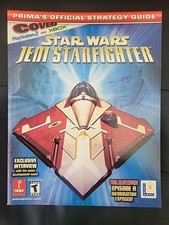 OFFICIAL STRATEGY GUIDE STAR WARS JEDI STARFIGHTER 2002 PRIMA 