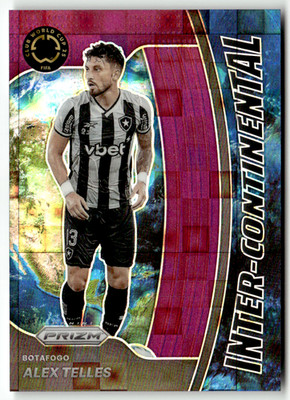 2025 Panini Prizm Club World Cup No 8 Alex Telles Inter-Continental Purple 19/49