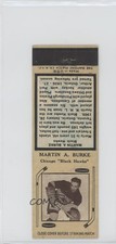 1935-36 Diamond Matchbooks Separated Marty Burke Martin A Burke 0i7t