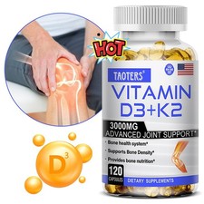 Vitamin D3 + K2 3000 mg Kapseln – Unterstützung der Immungesundheit
