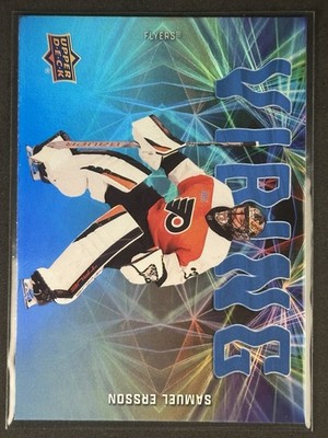 Upper Deck Vibing Insert Samuel Ersson Flyers Ice Hockey Trading Card VB-5