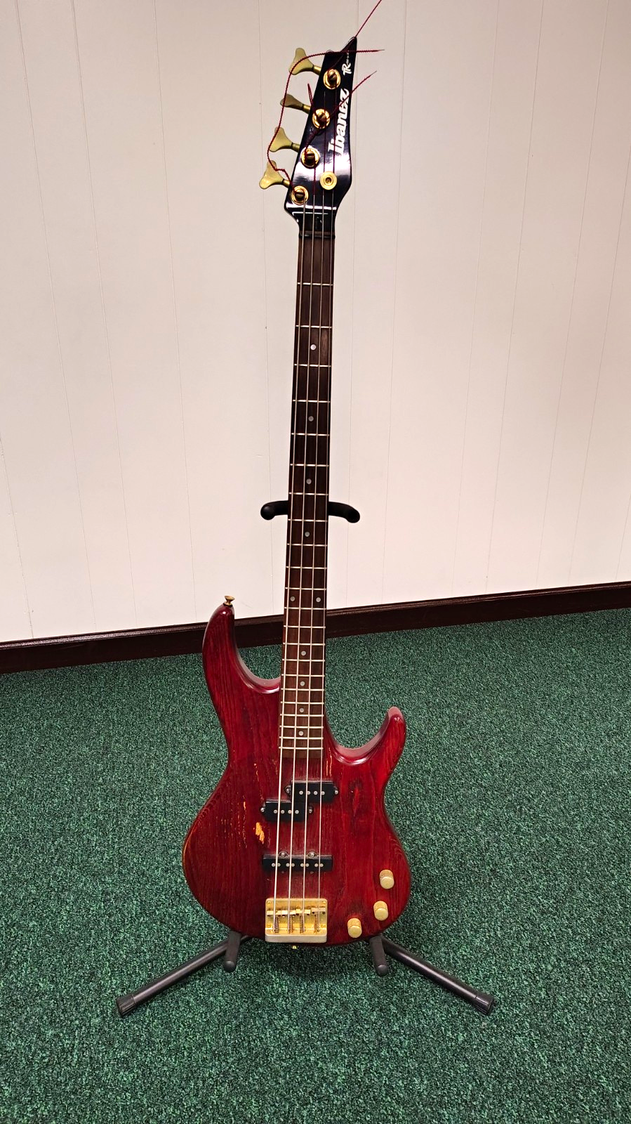 Ibanez TR Series 4-String Solid Body Electric Bass Guitar - Red, Right-Hand