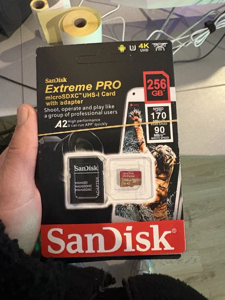 SanDisk Extreme PRO 256GB microSDXC UHS-I Speicherkarte - Bild 2 von 2