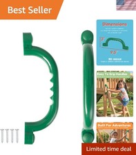 Playground Safety Handle Bars Green 9.5Inch Plastic Grab Handles for Jungle G...