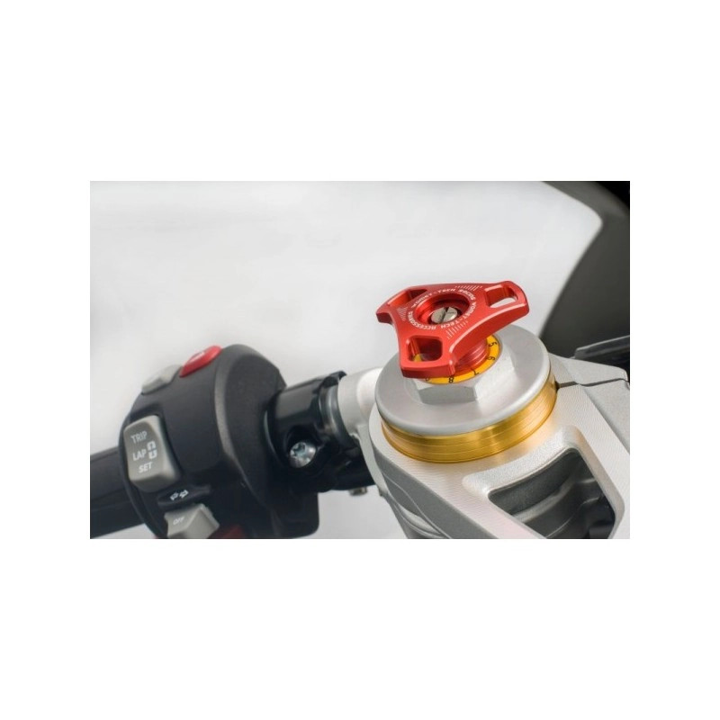 R&eacute;glage de fourche 19mm Womet Tech rouge pour r&eacute;gler sa suspension &agrave; la main