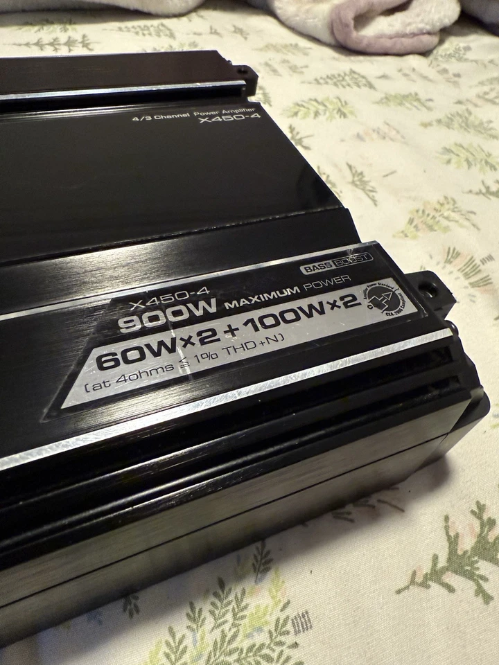 Amplificador de canales Kenwood Excelon X450-4/3 Foto 2 de 4