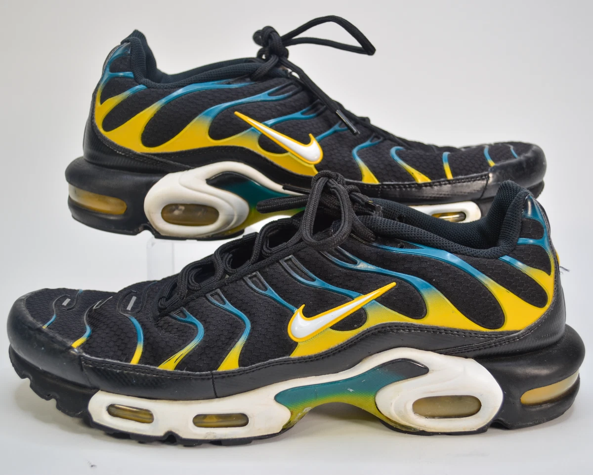 Preços baixos em Nike Air Max Plus Black University Gold Spruce | eBay