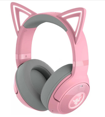 Razer Kraken Kitty V2 BT Wireless Bluetooth RGB Headset Gaming Headphones Pink