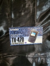 Vintage CASIO TV-470 LCD Pocket Color Analog Television Portable
