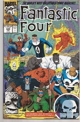 THE FANTASTIC FOUR #349   KEY ISSUE   1ST APPEARANCES   ARTHUR ADAMS COVER ART