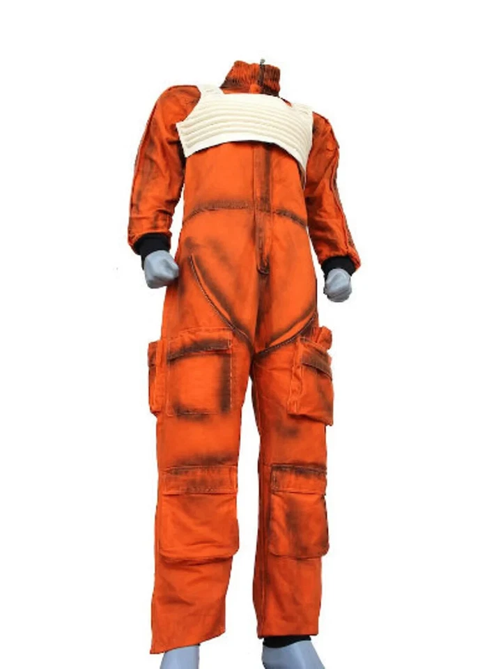 Fantasia Luke Skywalker Star Wars Cosplay Piloto Rebelde X Asas com Colete Mandalor - Imagem 3 de 4