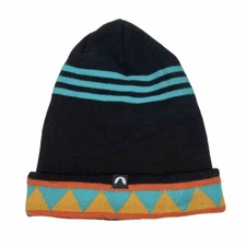 Cirque Mountain Apparel Black & Turquoise Hat Beanie!