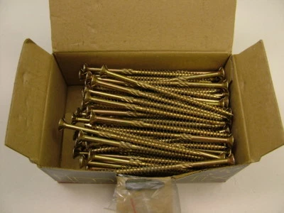 High performance cutter thread wood screws Timberfix 360 gold,5.0x100mm pack 100