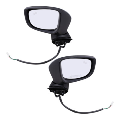 Power Mirrors Set fits 2014-2016 Mazda Mazda3 Japan Pair w/ Blind Spot Detection