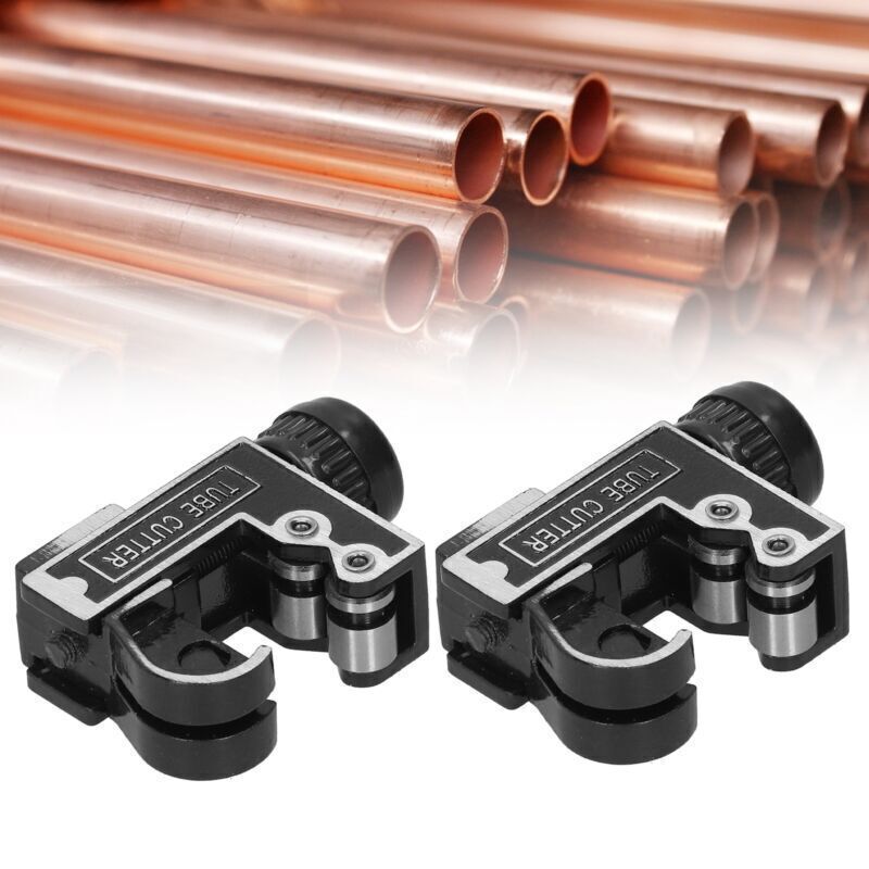 2x Pipe Cutter Brake Line Tool For Cutting Copper Pipes Aluminum Pipes