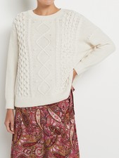 Sussan Statement Cable Knit Pullover