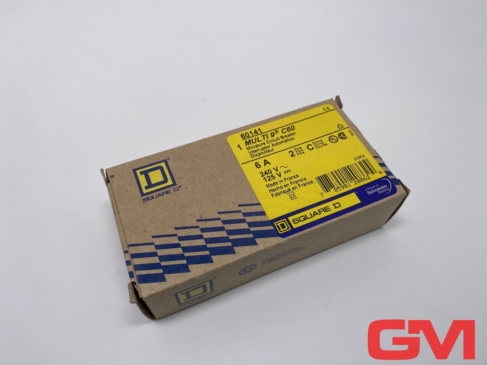 Merlin Gerin Square D Circuit Breaker Multi9 C60 C6A Mini Circuit Breaker 60141