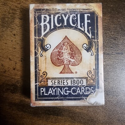 Bicycle 1800 Series Distressed Playing Cards New & Sealed