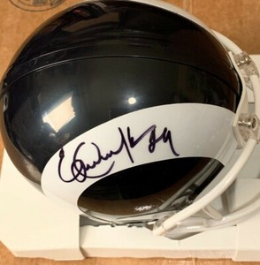 eric dickerson autographed helmet