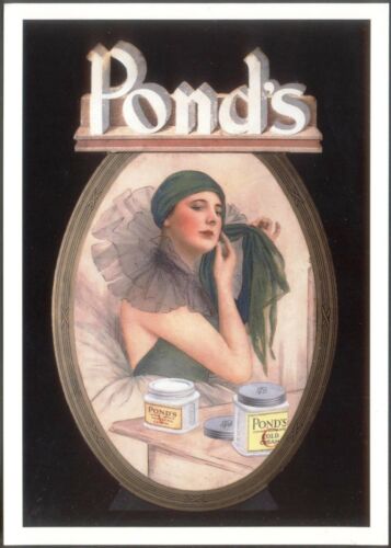 Modern Postcard: PONDS Cold Cream (VAMP). Vintage Advert (Opie 01VP01). Free p&p - Picture 1 of 1