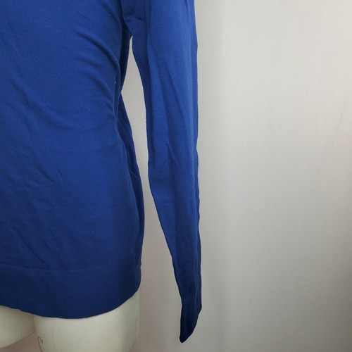 Patrizia Pepe Mens Blue Knitted Casual Lightweight Sweater Round Collar Size XXL - Picture 4 of 11