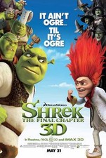 SHREK FOREVER AFTER Movie POSTER 27x40 L Cameron Diaz Eddie Murphy Ian McShane