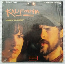 Kalifornia  US NTSC Laserdisc  Unrated Edition  Brad Pitt