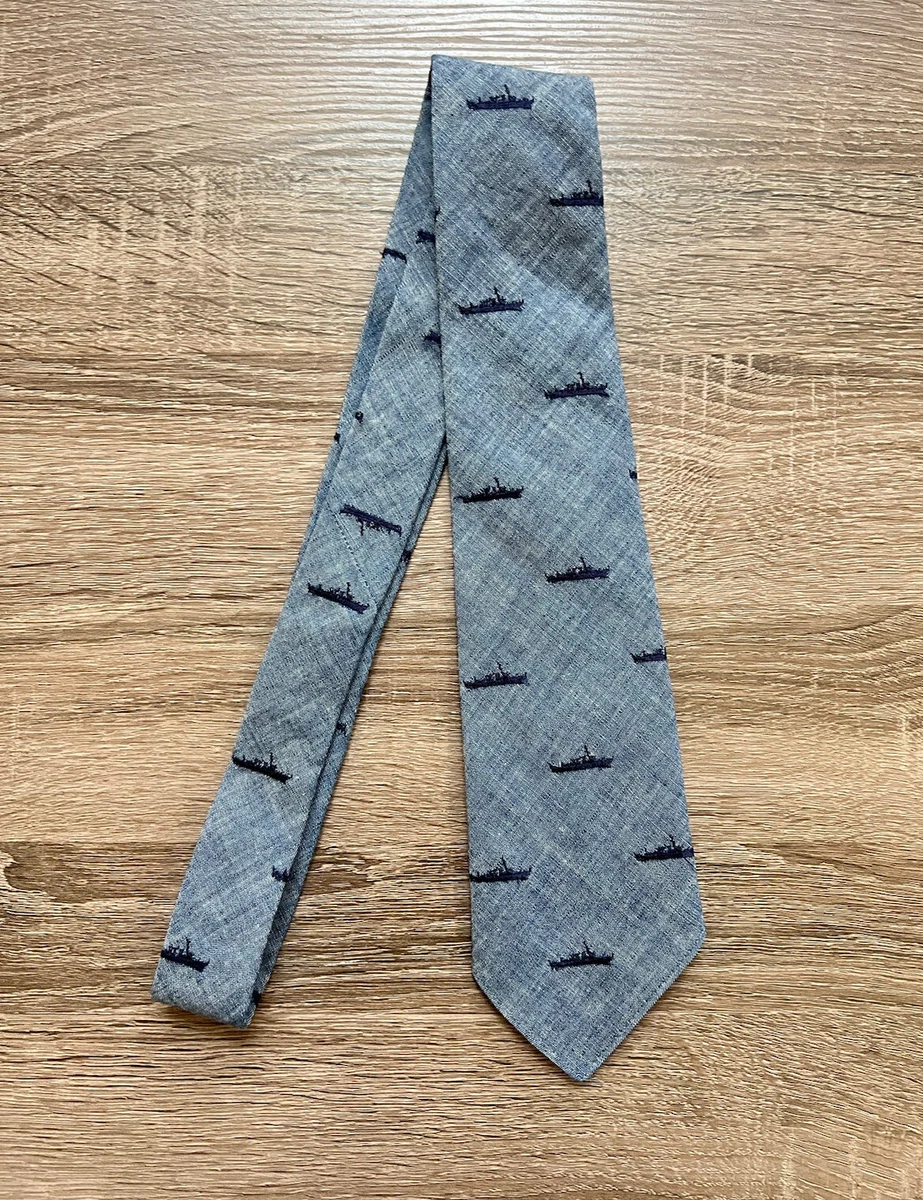 Mens Ralph Lauren Double RL & CO RRL Neck Tie Polo Italy Made Necktie RARE & NEW