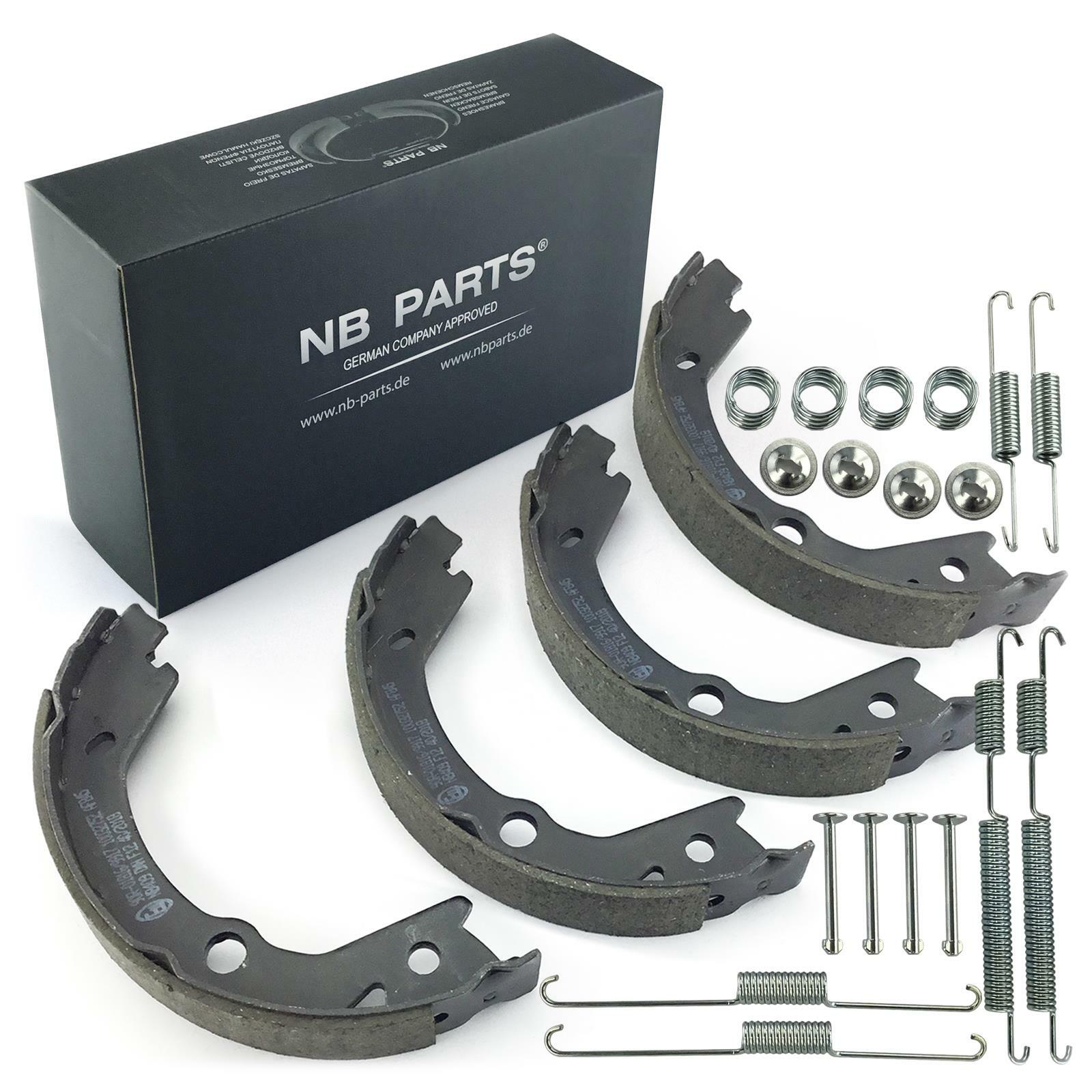 Brake shoes handbrake + accessory set rear for Hyundai Matrix FC 1.5 1.6 1.8