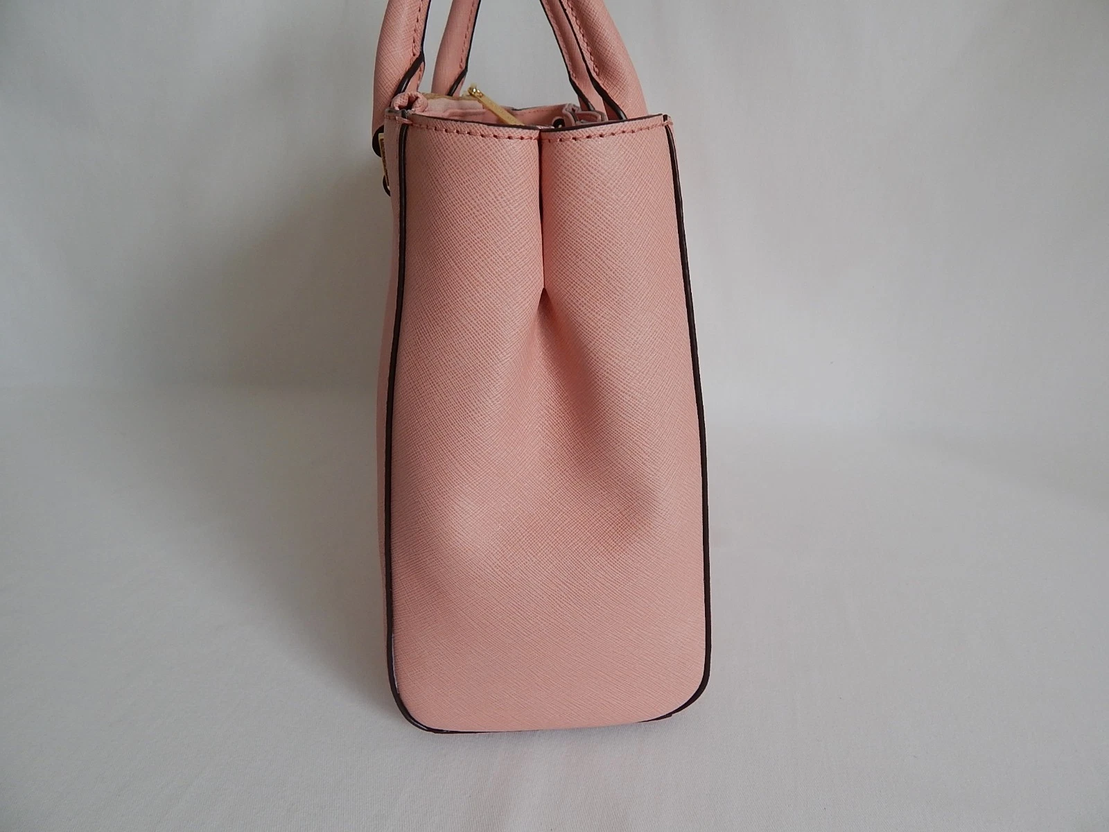 Borsa a tracolla media Michael Kors Kellen in rosa pallido