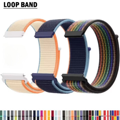 Quick Release Watch Strap Band Loop Nylon Strap For Samsung Galaxy Watch 7 6 5 4