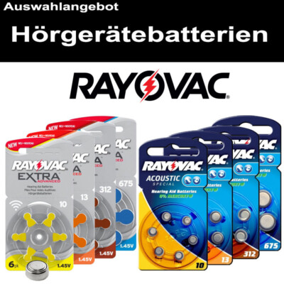 Vatra Hörgerätebatterien – 6er Pack, Langlebige Energie Für Hörgeräte