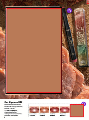 Avon PRECIOUS EARTH Lippenstift  Farbe zur Auswahl  erdfarben  1g 