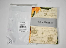 DII Rustic Sunflower Table Runner Printed Multicolor 14" x 72" Modern Cotton