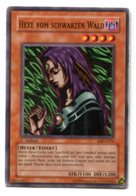 Yu-Gi-Oh! PLAYED/POOR Hexe vom Schwarzen Wald Common