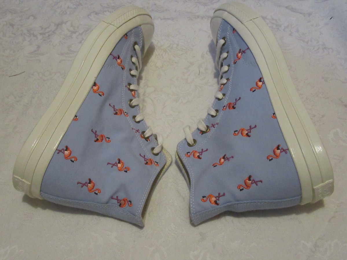 Converse Chuck 70 Hi Flamingos Blue Chill Men\'s 9.5 Women\'s 11.5 Sneakers 160479 Unisex-Converse-Chuck-70-  main image 3