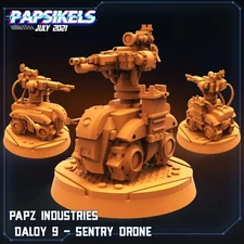 Papz Industries Daloy 9 Sentry Drone Papsikels Miniature AvP Aliens