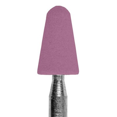 Abrasibe & Grinders Pink Long Round Abrasive Stone By Brasseler (25/Pack)