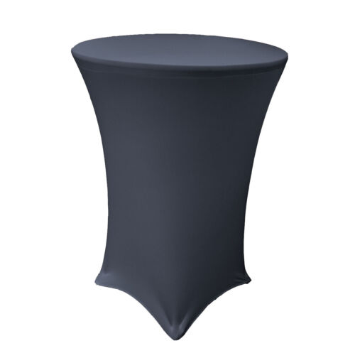 LA Linen Round Spandex Cover For Cocktail Highboy Table. Made in USA - Picture 8 of 11
