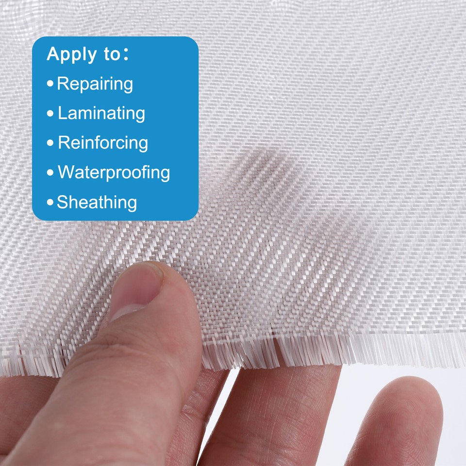 Fiberglass Cloth 6 OZ/160g 1m(1.09Yards)x1mx0.16mm E Glass 10.76 Sq