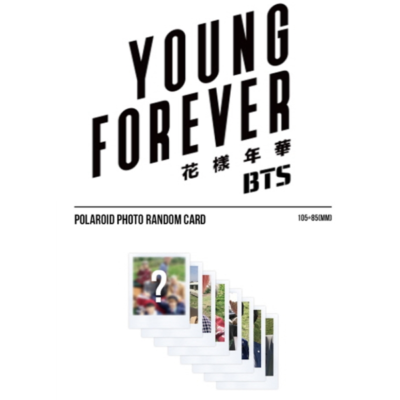 BTS - SPECIAL ALBUM YOUNG FOREVER POLAROID PHOTO CARD JIMIN V RM