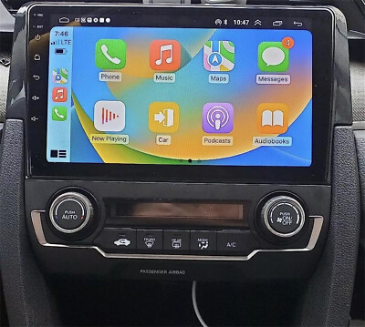 9'' For Honda Civic 2016-2020 Car Radio Android 12 Carplay Stereo GPS Head Unit