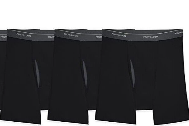 Fruit Of The Loom Boxer Uomo - Confezione Da 5 - Modello Ringer, Cintura Morbida, Assorbe Umidità, Gambe Anti-arrotolamento