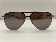 DIFF Eyewear Tahoe Aviator Sunglasses Sequoia Tortoise BrownGold Flash 65-12-146